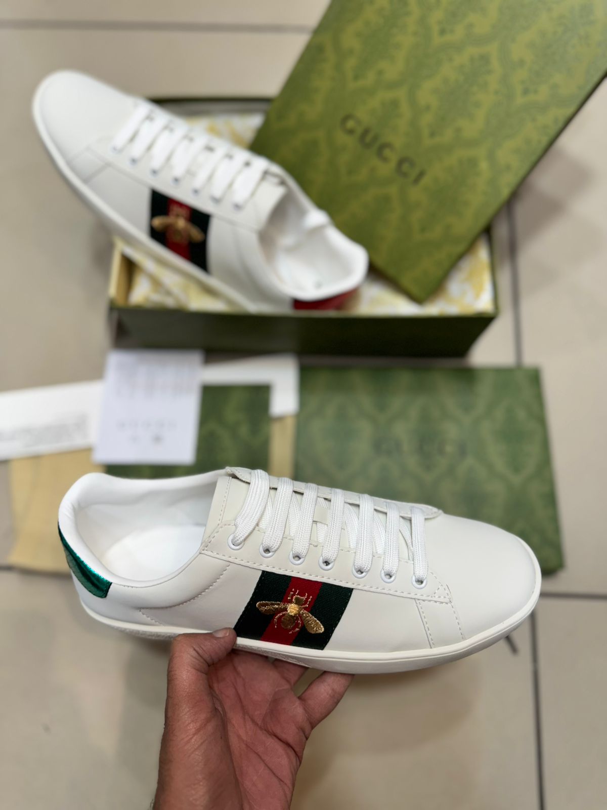 Buy First Copy Gucci Bee Men’s Sneakers - Master Quality 7A Mirror at Lowest Price Online India