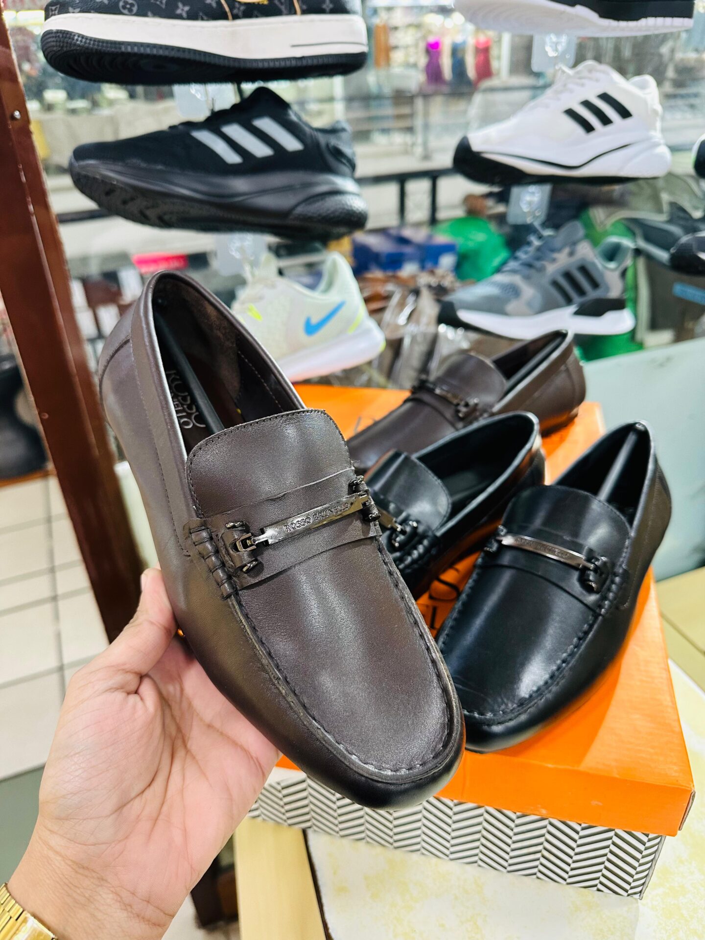 Buy First Copy Rosso Brunello Casual semi formal slip on Men’s Shoes - Master Quality 7A Mirror at Lowest Price Online India