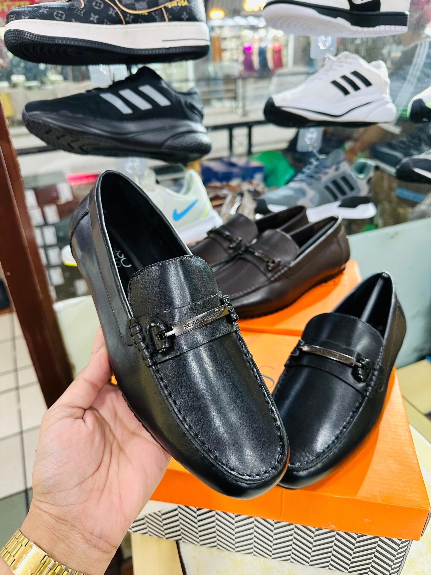 Buy First Copy Rosso Brunello Casual semi formal slip on Men’s Shoes - Master Quality 7A Mirror at Lowest Price Online India