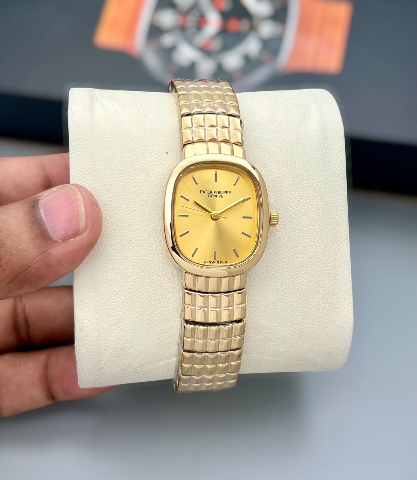 Buy First Copy Patek Philippe Ellipse Stainless Steel Classic 35mm Women’s Watch - Master Quality 7A Mirror at Lowest Price Online India