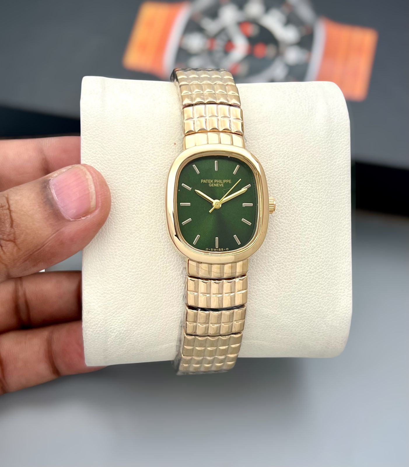 Buy First Copy Patek Philippe Ellipse Stainless Steel Classic 35mm Women’s Watch - Master Quality 7A Mirror at Lowest Price Online India