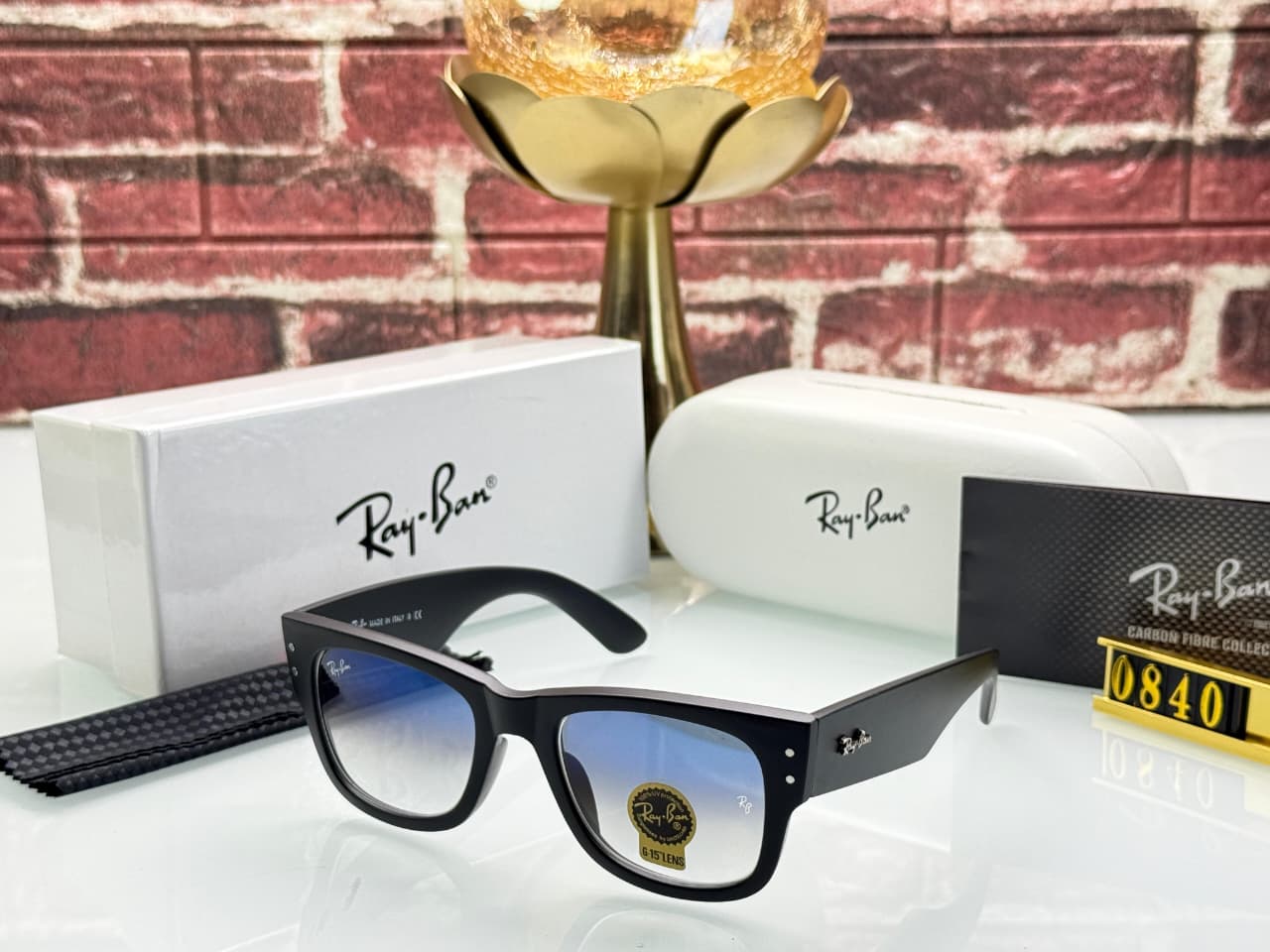 Buy First Copy Ray-Ban Carbon Fibre Collection Unisex Sunglasses - Master Quality 7A Mirror at Lowest Price Online India