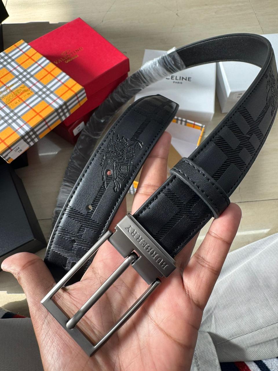 Buy First Copy Burberry Men’s Belt - Master Quality 7A Mirror at Lowest Price Online India