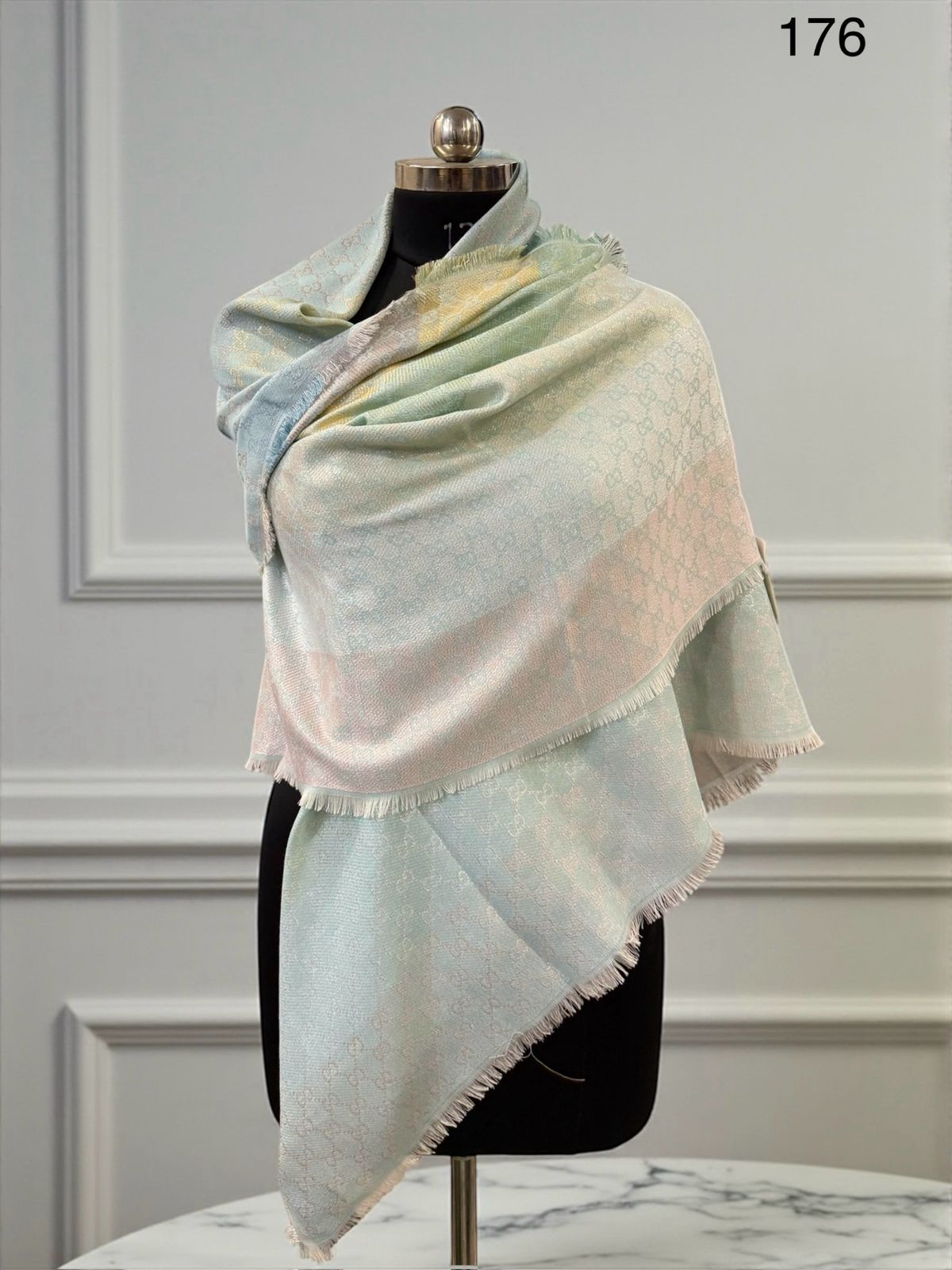 Buy First Copy Gucci Latest Unisex Woolen Stole - Master Quality 7A Mirror at Lowest Price Online India