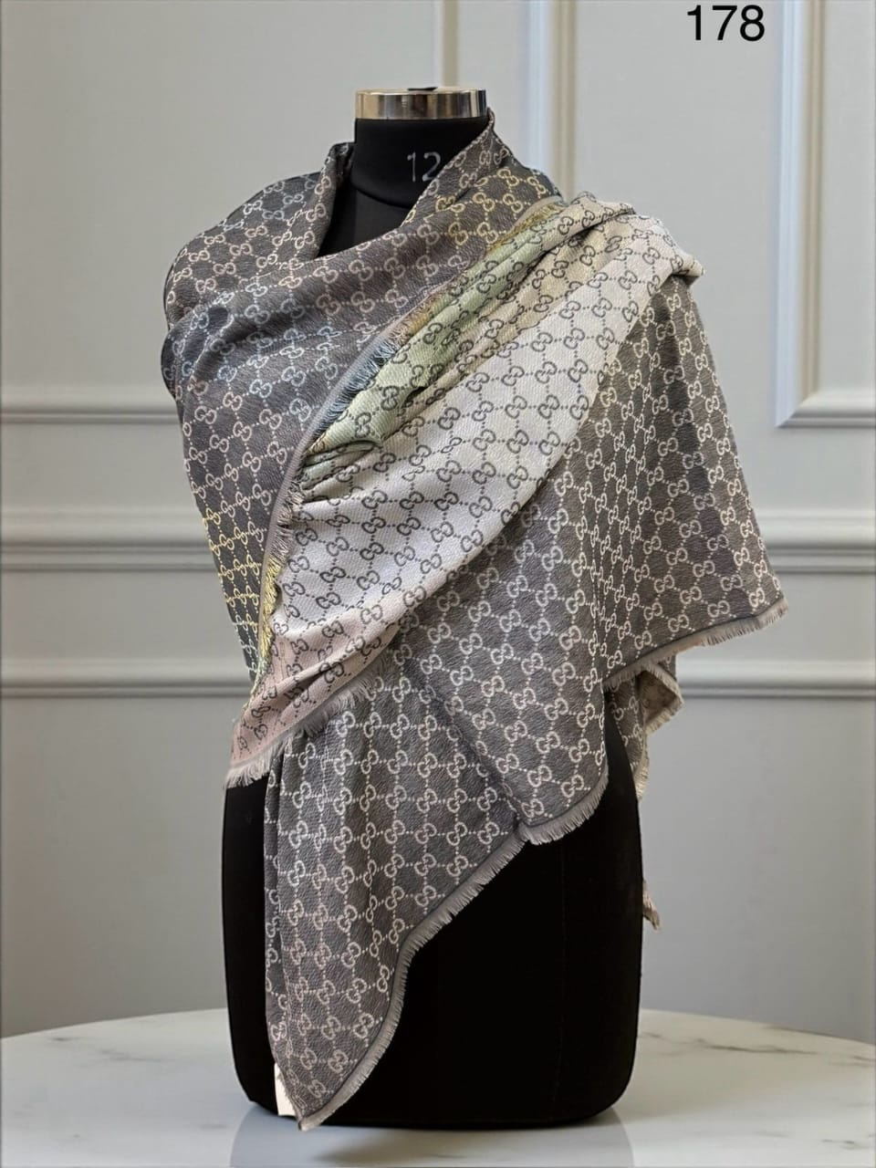 Buy First Copy Gucci Latest Unisex Woolen Stole - Master Quality 7A Mirror at Lowest Price Online India