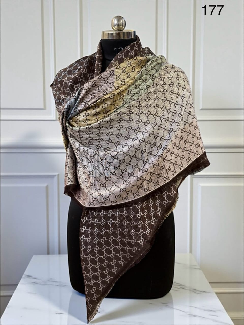 Buy First Copy Gucci Latest Unisex Woolen Stole - Master Quality 7A Mirror at Lowest Price Online India