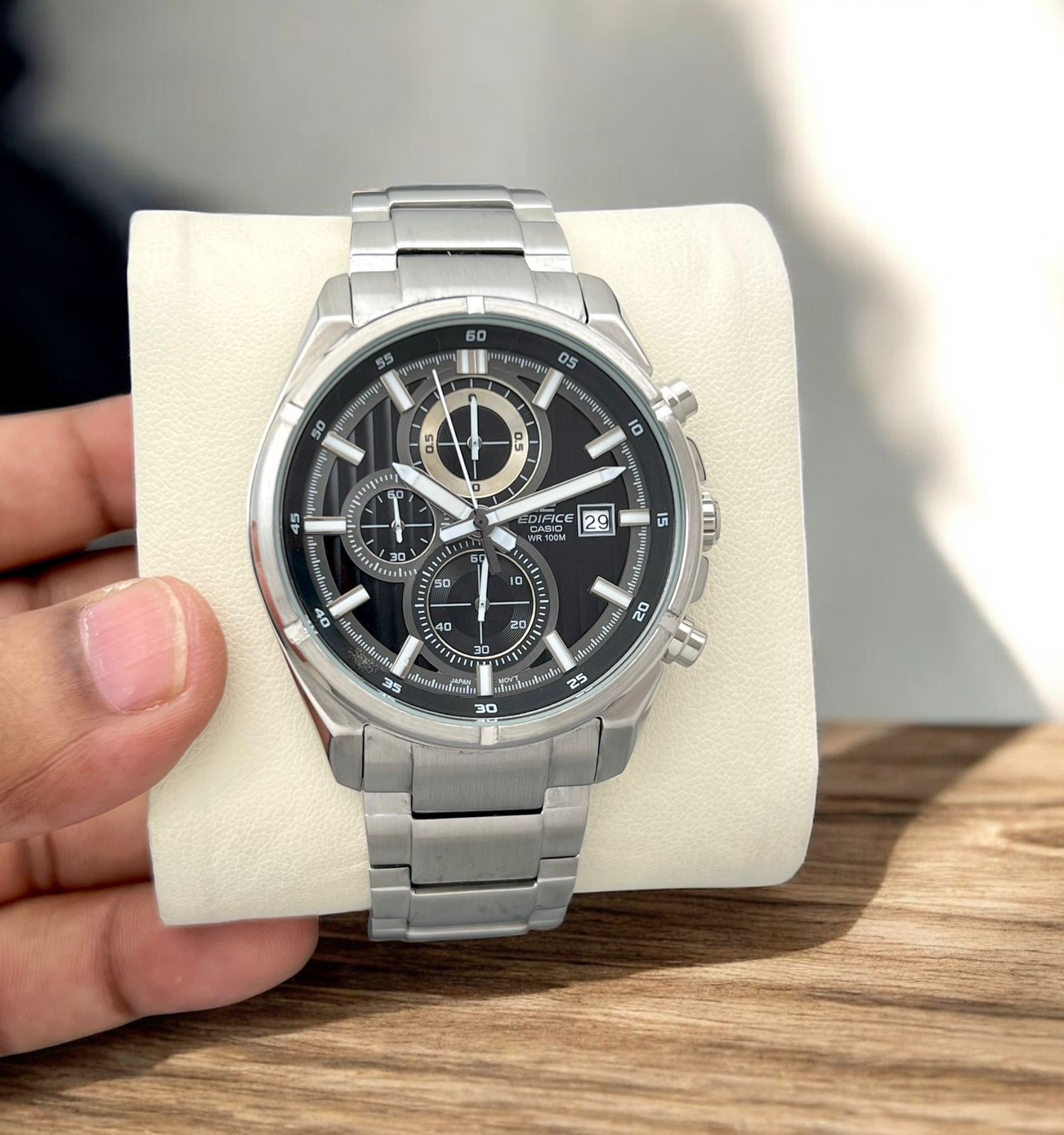 Buy First Copy Casio Edifice EFR532 Steel Chronograph 42mm Quartz Movement Men’s Watch - Master Quality 7A Mirror at Lowest Price Online India