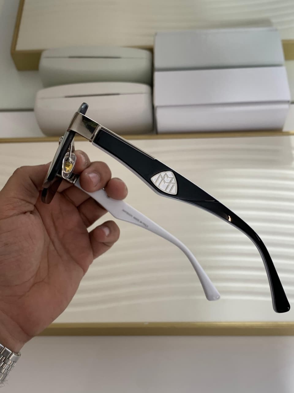 Buy First Copy Maybach Unisex Rimless Sunglasses - Master Quality 7A Mirror at Lowest Price Online India