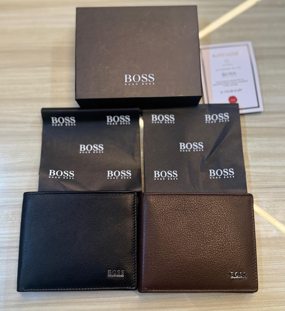 Buy First Copy Hugo Boss Men’s Wallet - Master Quality 7A Mirror at Lowest Price Online India