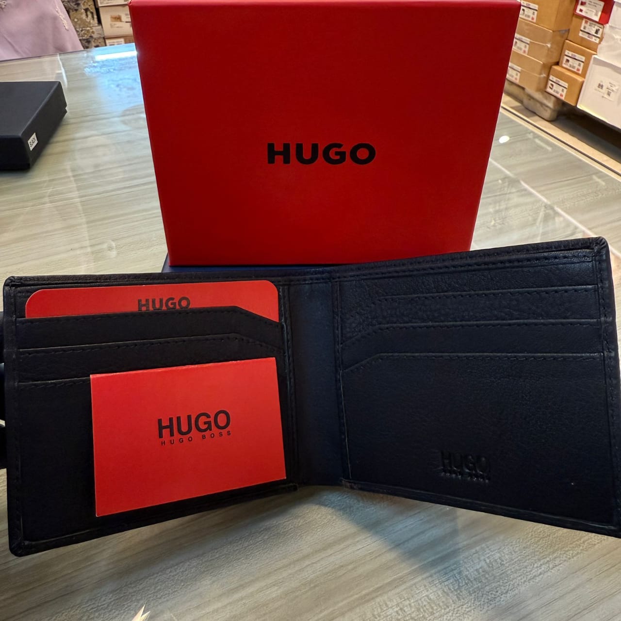 Buy First Copy Hugo Boss Men’s Premium Wallet - Master Quality 7A Mirror at Lowest Price Online India