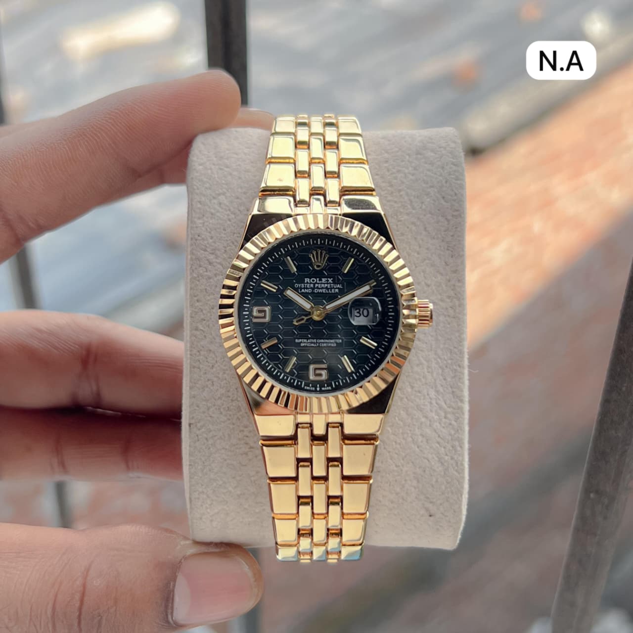 Buy First Copy Rolex Oyster Perpetual Land-Dweller Women’s Quartz Watches - Master Quality 7A Mirror at Lowest Price Online India