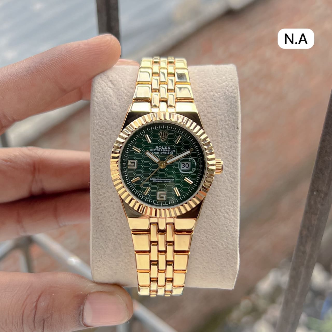Buy First Copy Rolex Oyster Perpetual Land-Dweller Women’s Quartz Watches - Master Quality 7A Mirror at Lowest Price Online India