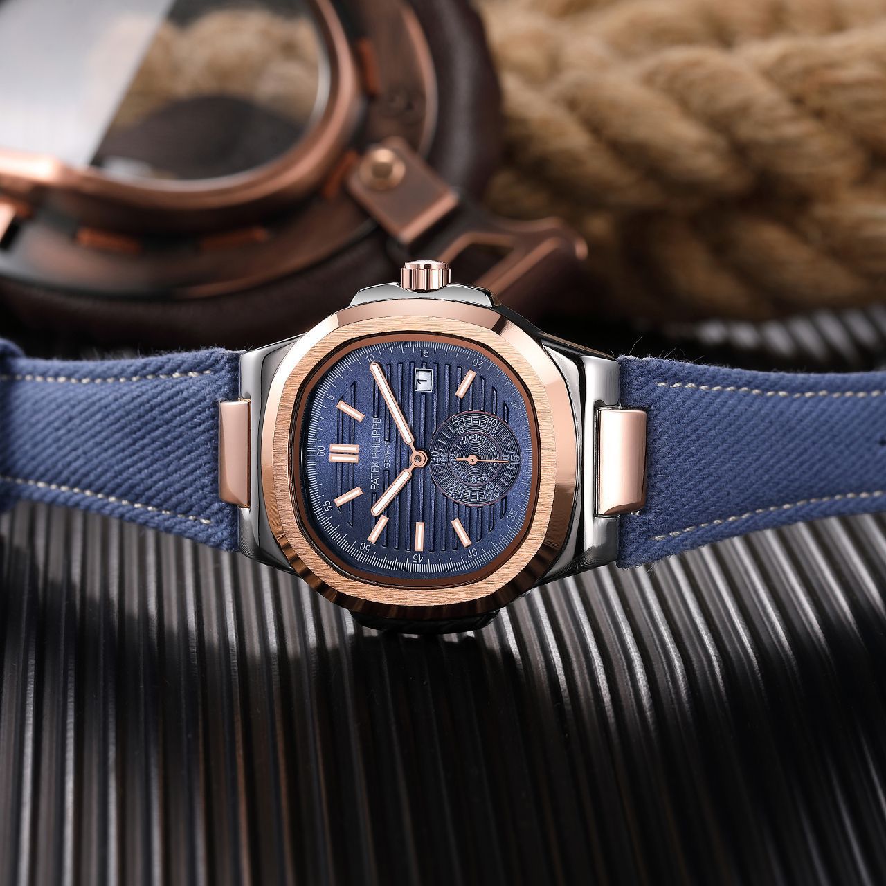 Buy First Copy Patek Philippe Nautilus Men’s Watches - Master Quality 7A Mirror at Lowest Price Online India