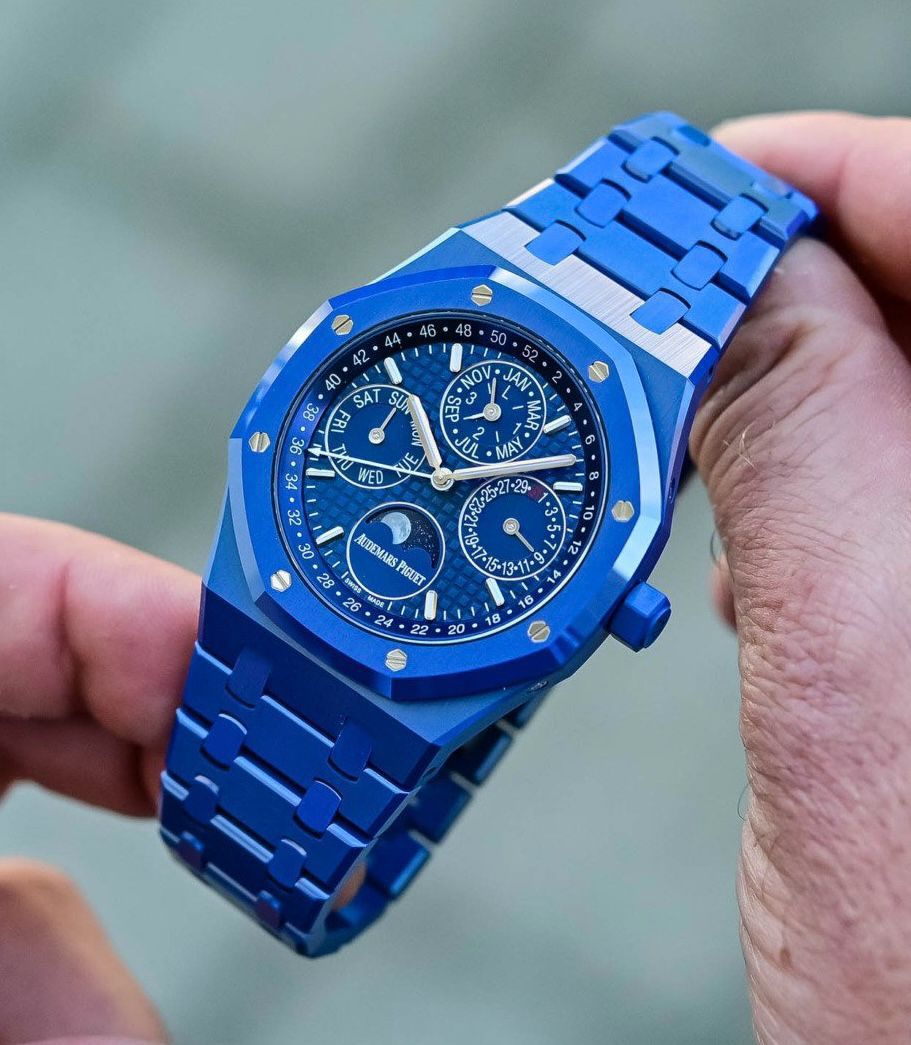 Buy First Copy Audemars Piguet Royal Oak Men’s Automatic Blue Dial 43mm Watch - Master Quality 7A Mirror at Lowest Price Online India