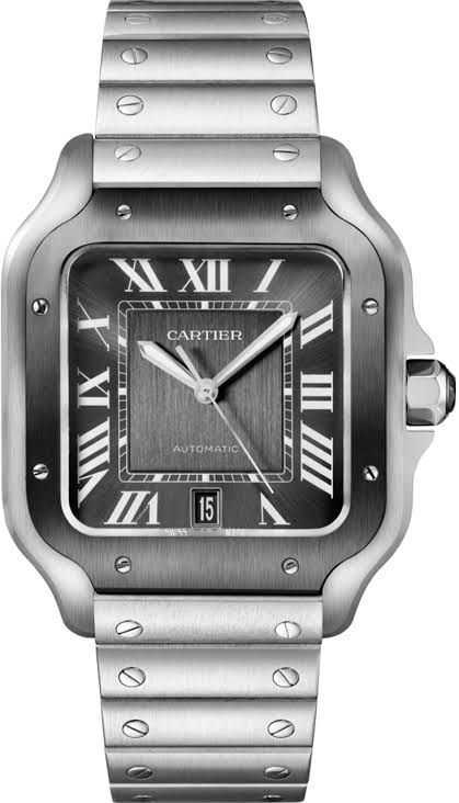 Buy First Copy Cartier Santos 43mm Automatic Men’s Watch - Master Quality 7A Mirror at Lowest Price Online India