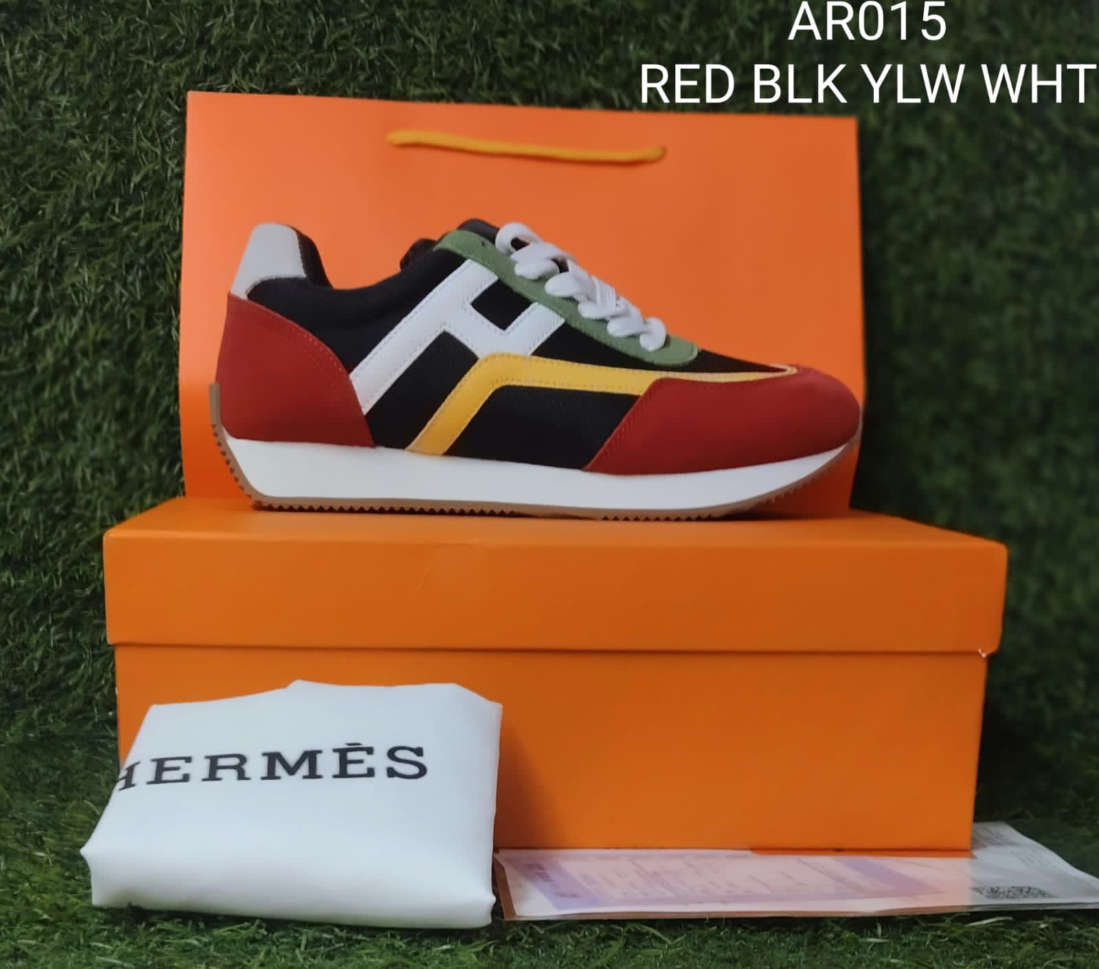 Buy First Copy Hermes Low-Top Runner multi Color Men’s Shoes - Master Quality 7A Mirror at Lowest Price Online India