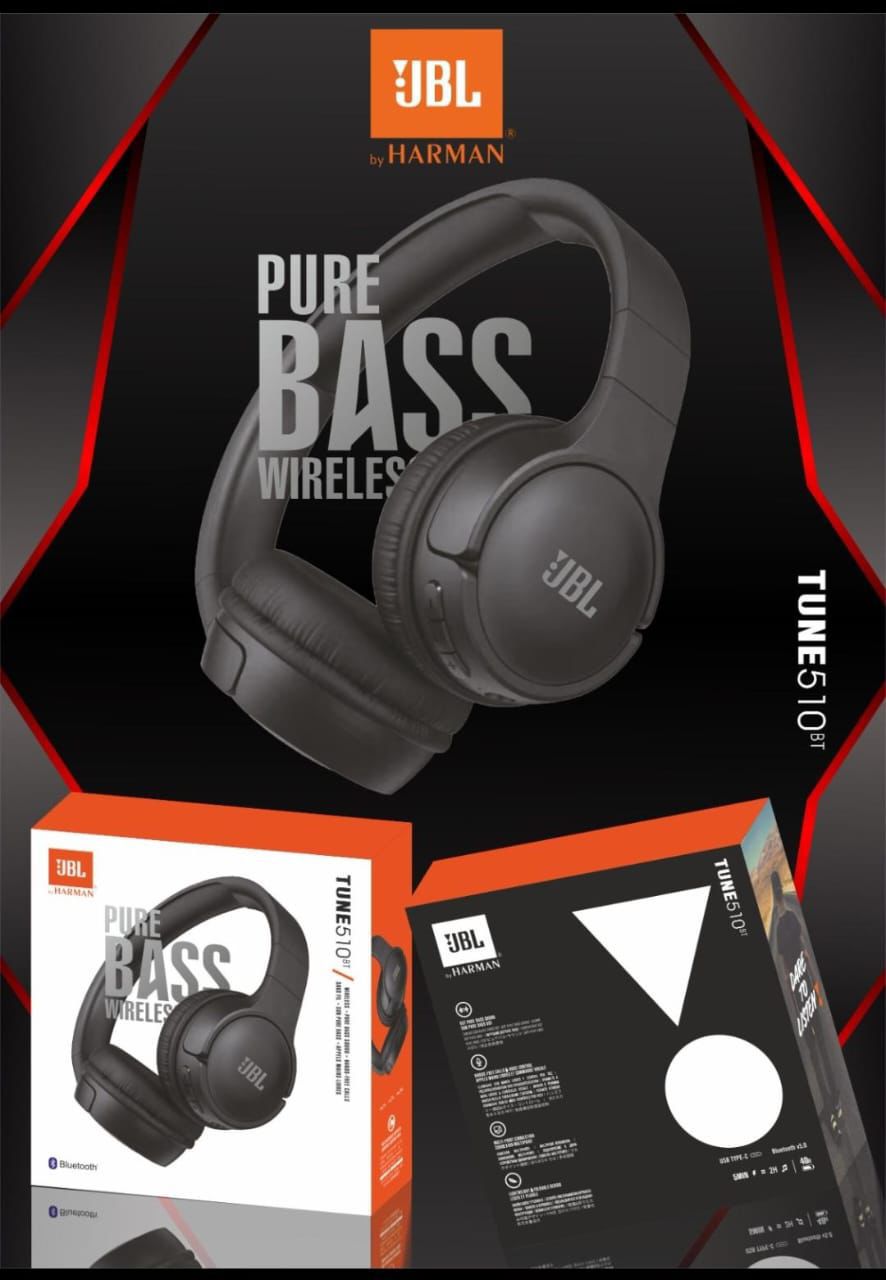 Buy First Copy JBL Tune 510BT Wireless Headphones – premium 1:1 master replica with original box packaging. Cash on Delivery available, Free shipping across India, Pan India delivery, 1:1 master replica with original box