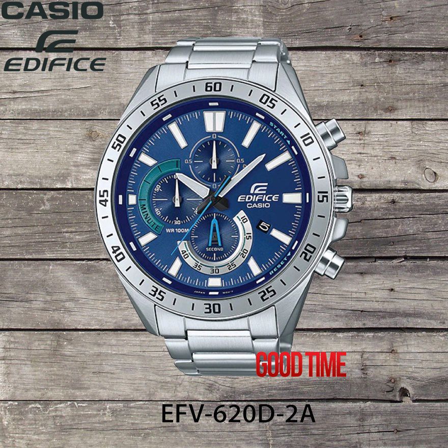 Buy First Copy Casio Edifice EFV-620D–2A Men’s Solar Quartz Chronograph Watch - Master Quality 7A Mirror at Lowest Price Online India