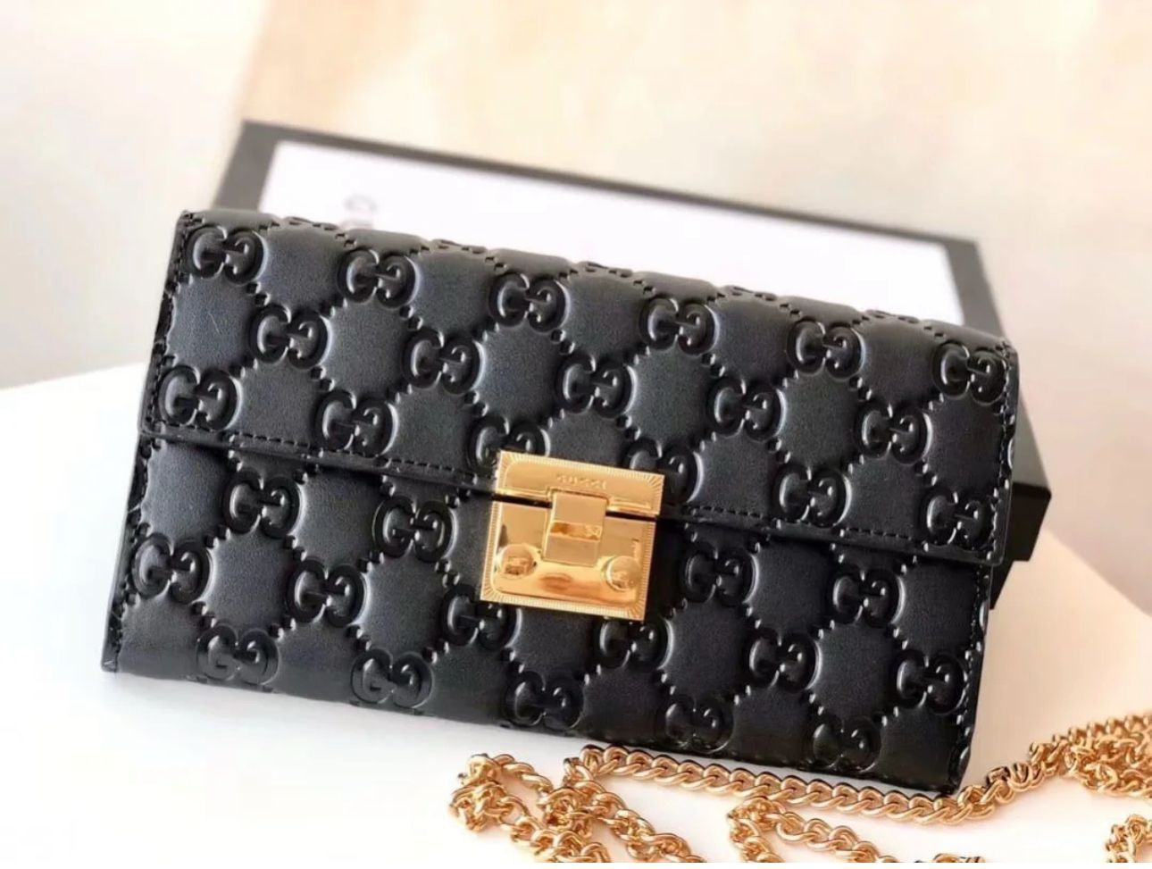 Buy First Copy Gucci Women’s Long Wallet Sling Bag - Master Quality 7A Mirror at Lowest Price Online India