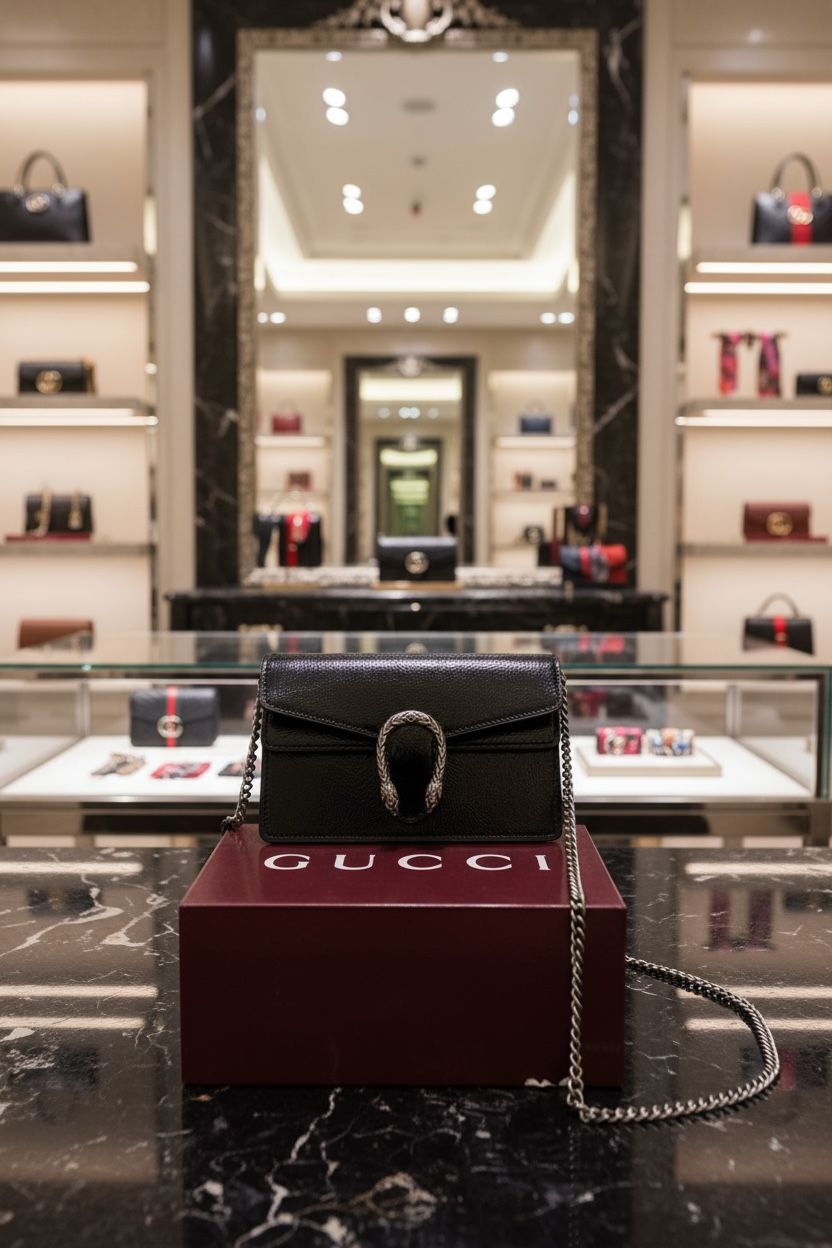 Buy First Copy Gucci Mini Dionysus Genuine Women’s Leather Bag - Master Quality 7A Mirror at Lowest Price Online India