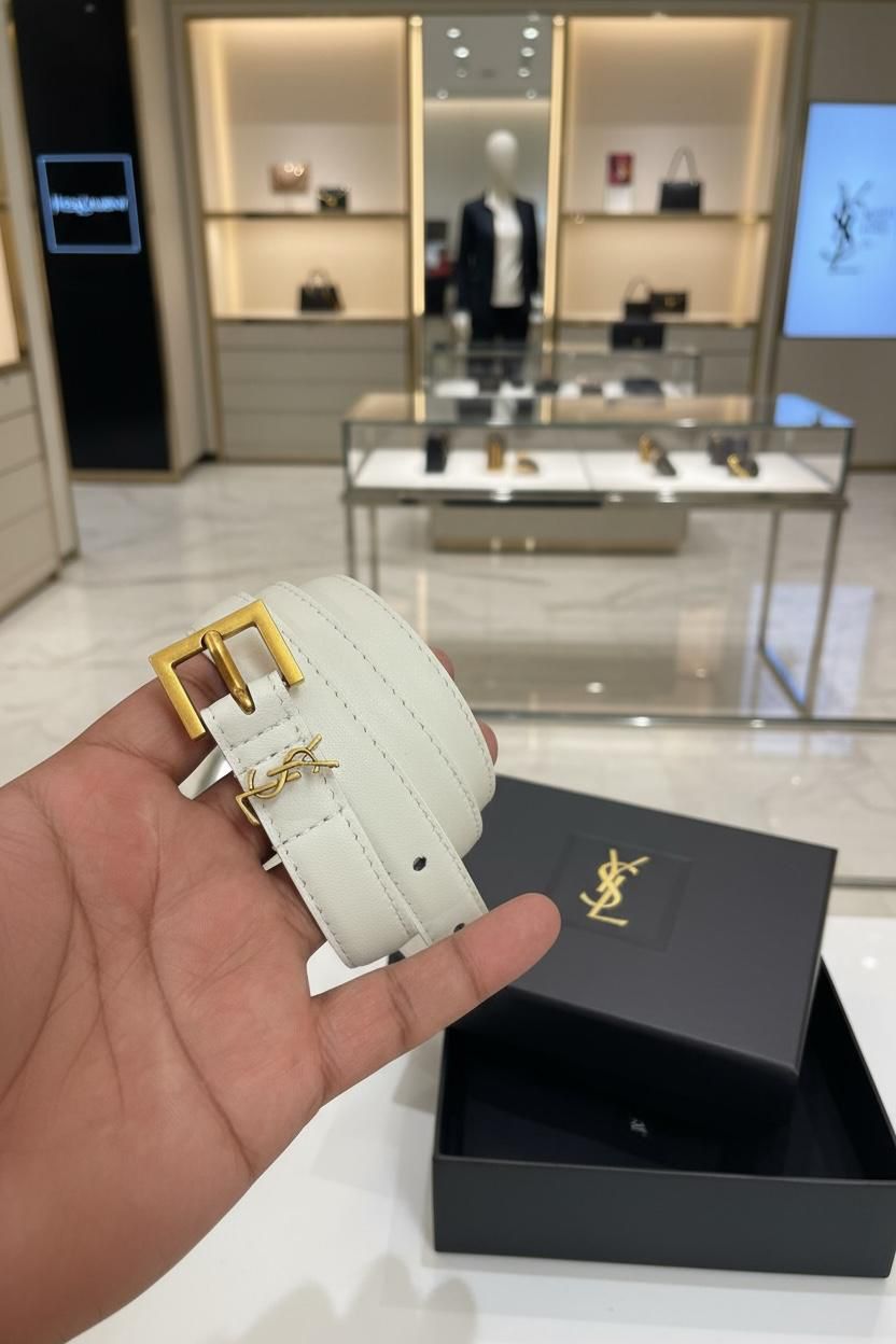 Buy First Copy Yves Saint Laurent (YSL) Authentic Women’s Leather Belts - Master Quality 7A Mirror at Lowest Price Online India