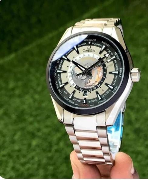 Buy First Copy Omega Seamaster Aqua Terra Worldtimer Men’s Automatic Watch 42mm - Master Quality 7A Mirror at Lowest Price Online India