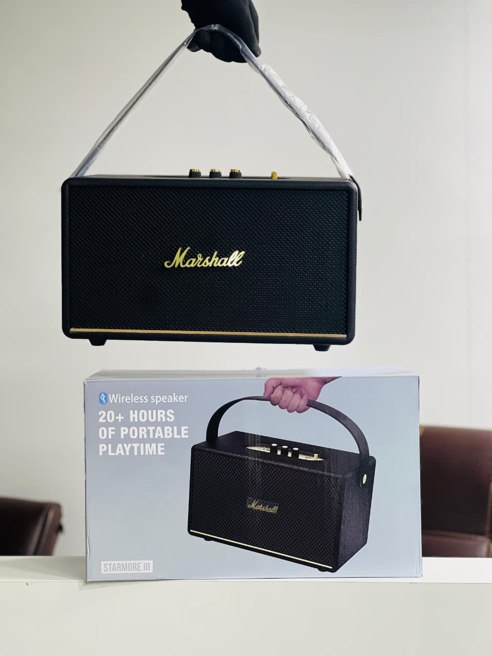 Buy First Copy MARSHALL Stanmore III High-End Big Size Bluetooth Speaker - Master Quality 7A Mirror at Lowest Price Online India