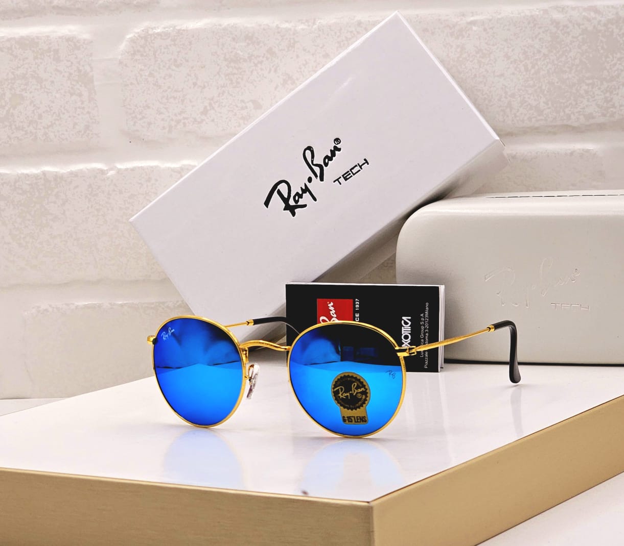 Buy First Copy Ray-Ban Tech Unisex Sunglasses Round Classic - Master Quality 7A Mirror at Lowest Price Online India