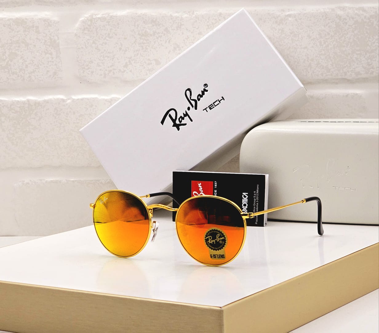 Buy First Copy Ray-Ban Tech Unisex Sunglasses Round Classic - Master Quality 7A Mirror at Lowest Price Online India