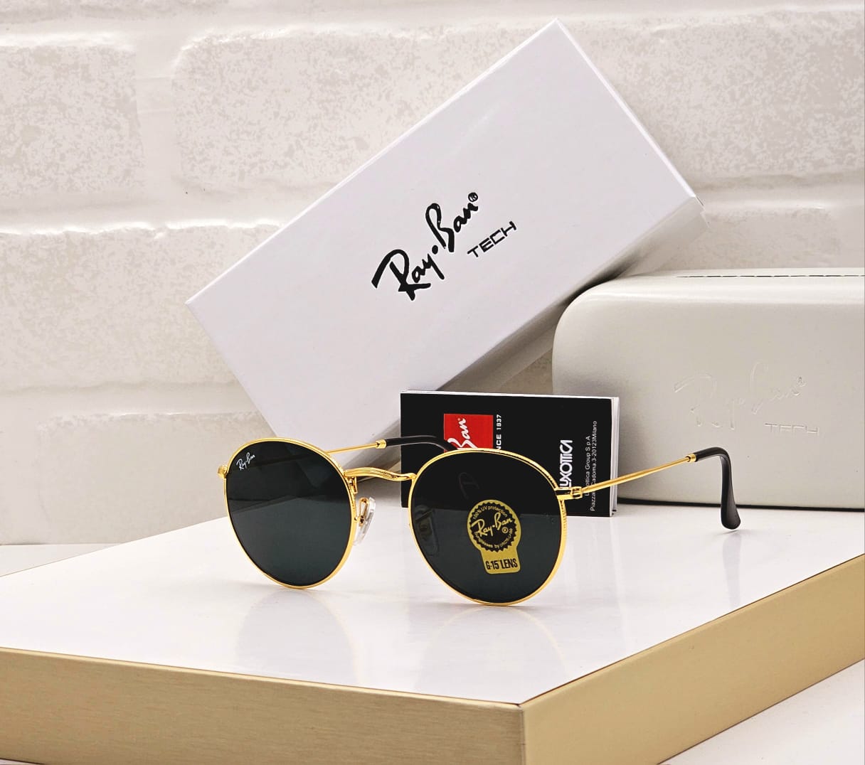 Buy First Copy Ray-Ban Tech Unisex Sunglasses Round Classic - Master Quality 7A Mirror at Lowest Price Online India