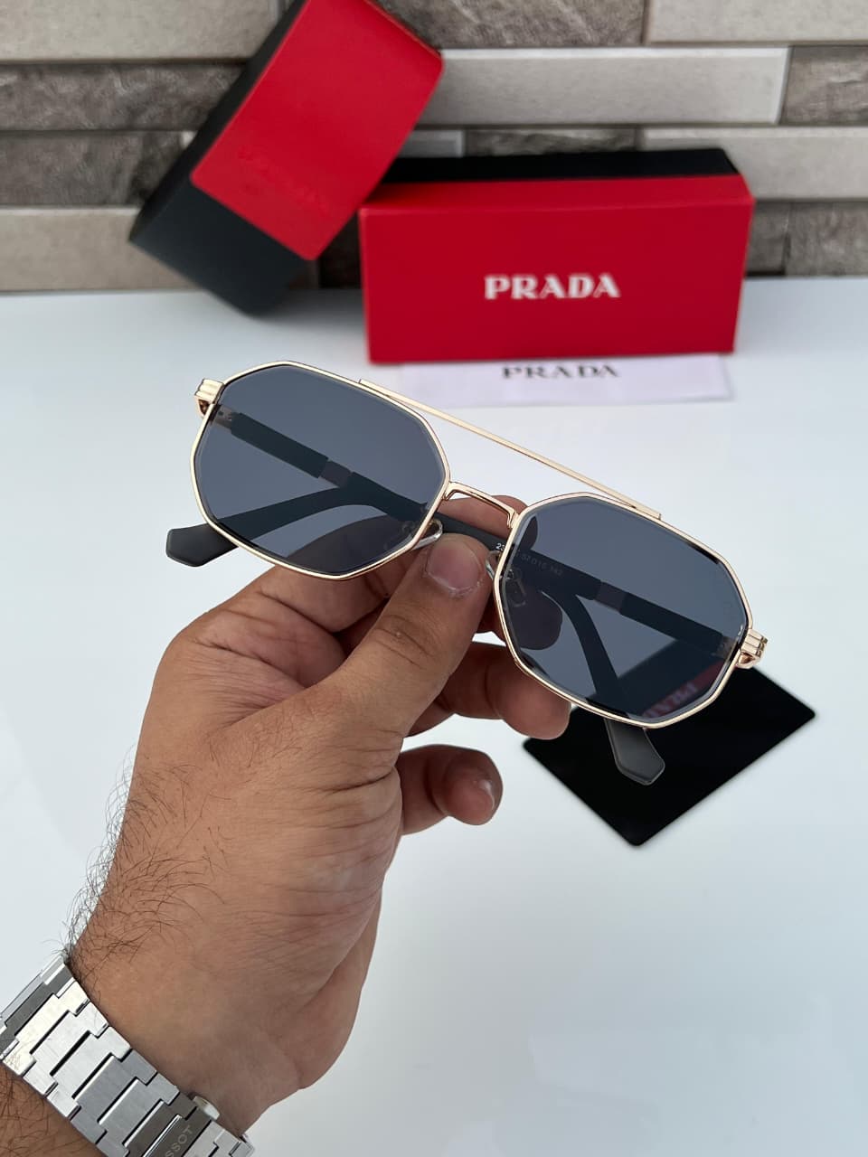Buy First Copy Prada Geometric Unisex Sunglasses - Master Quality 7A Mirror at Lowest Price Online India