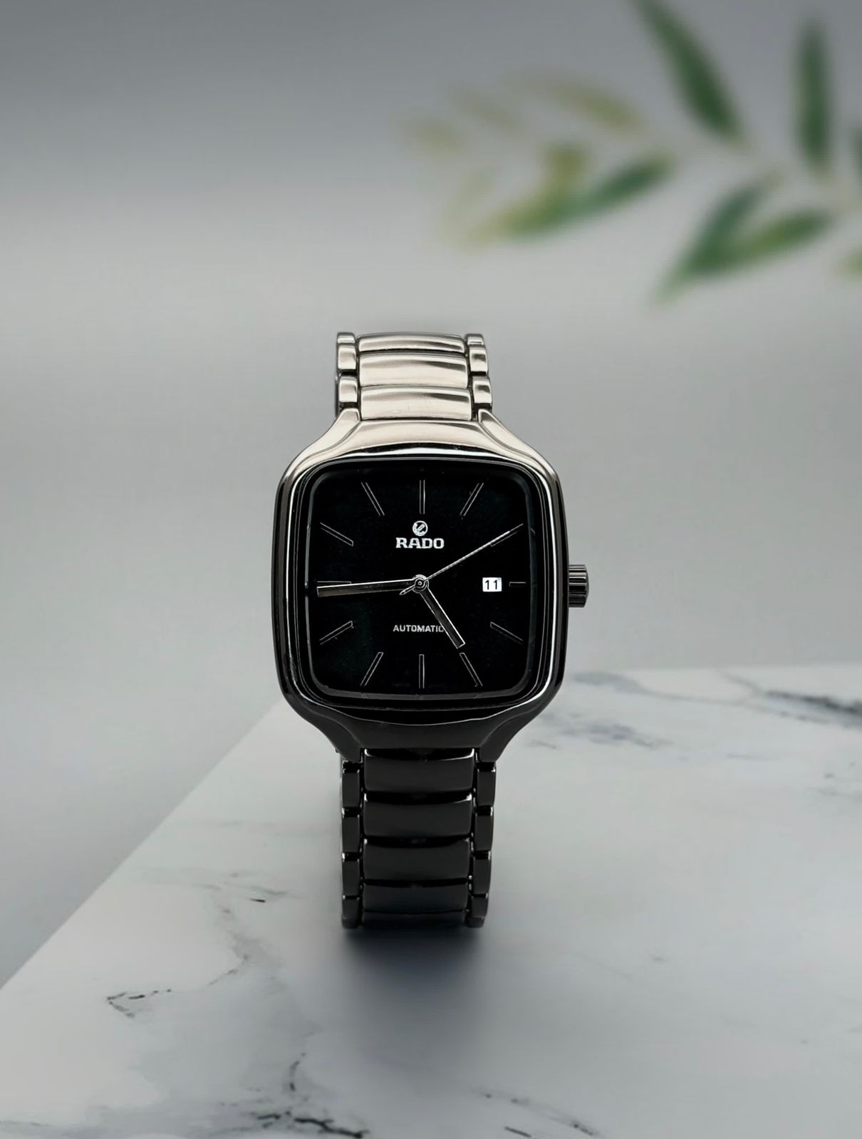 Buy First Copy Rado True Square Black Ceramic 38mm Quartz Movement Men’s Watch - Master Quality 7A Mirror at Lowest Price Online India
