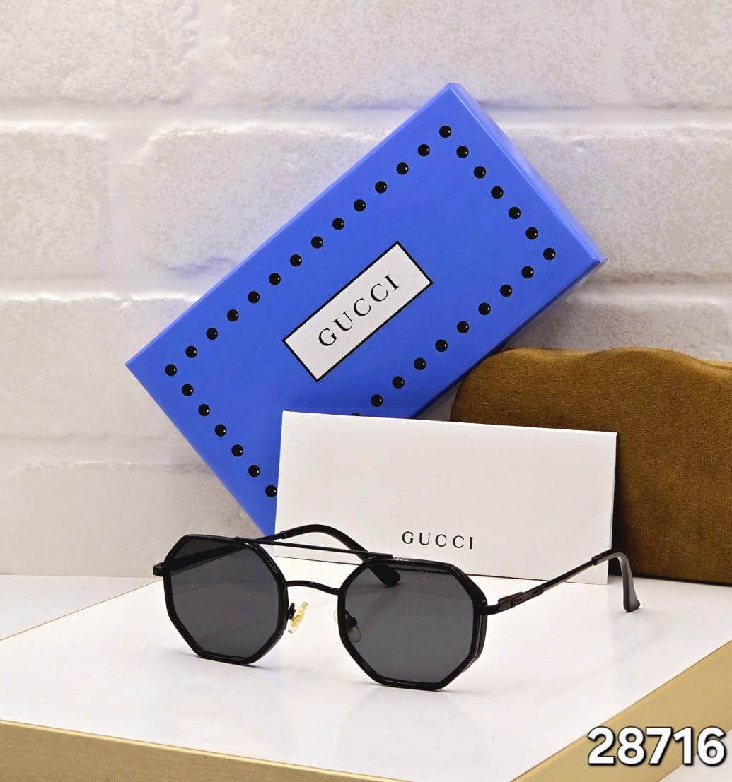 Buy First Copy Gucci Model Unisex Octagonal Sunglasses - Master Quality 7A Mirror at Lowest Price Online India