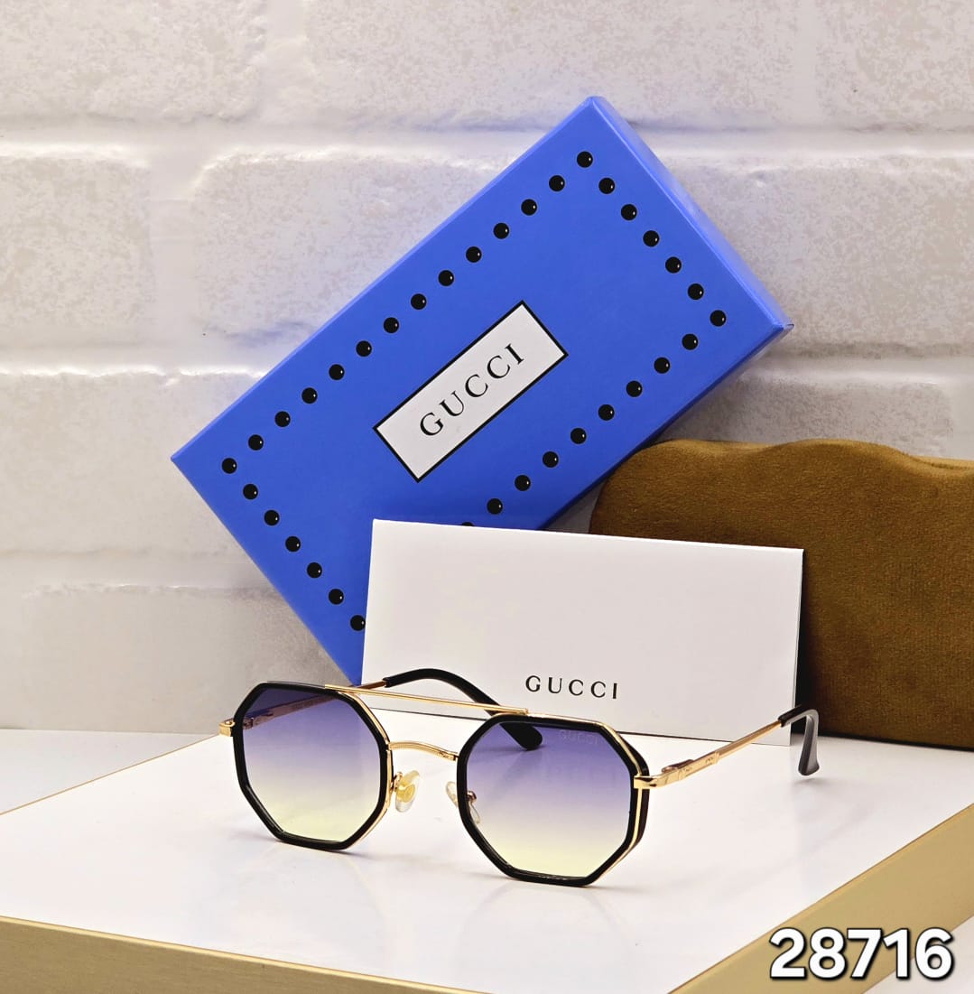 Buy First Copy Gucci Model Unisex Octagonal Sunglasses - Master Quality 7A Mirror at Lowest Price Online India