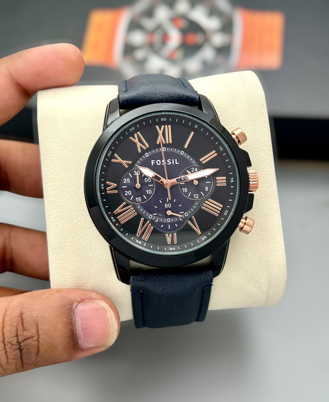 Buy First Copy Fossil Men’s Premium Chronograph Collection Watches - Master Quality 7A Mirror at Lowest Price Online India