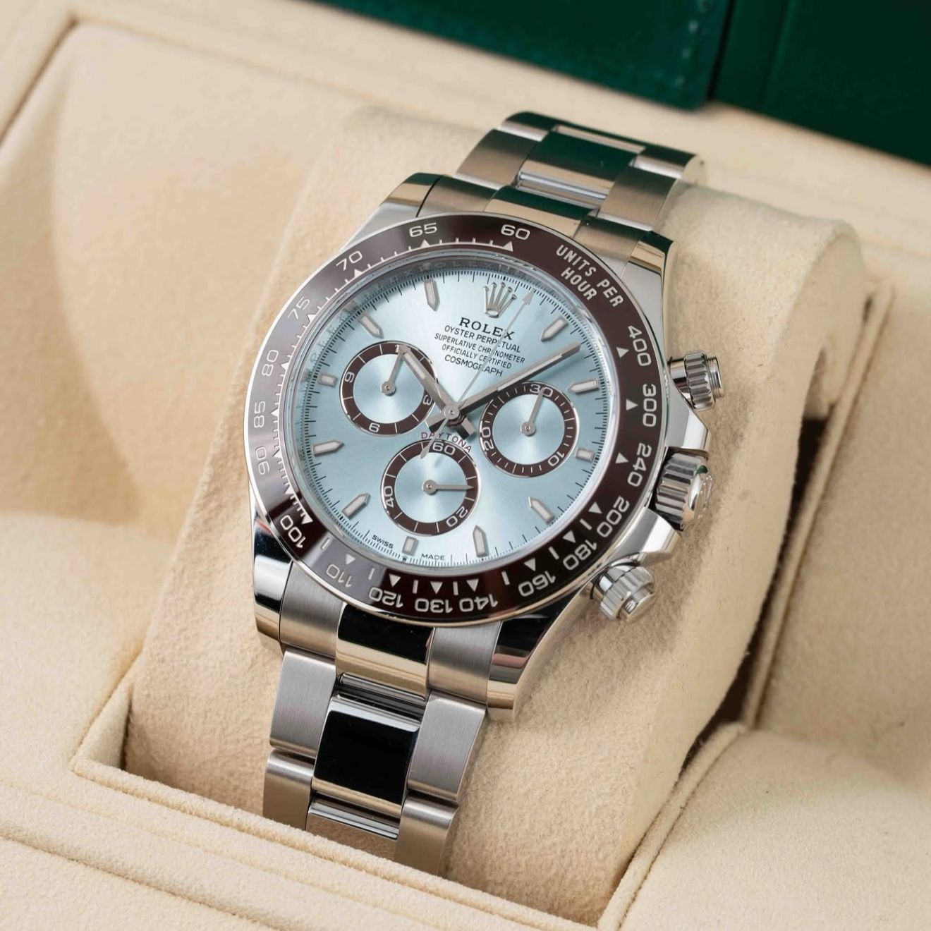 Buy First Copy Rolex Cosmograph Daytona Oyster Perpetual Men’s Automatic Chronograph Watch 40mm - Master Quality 7A Mirror at Lowest Price Online India