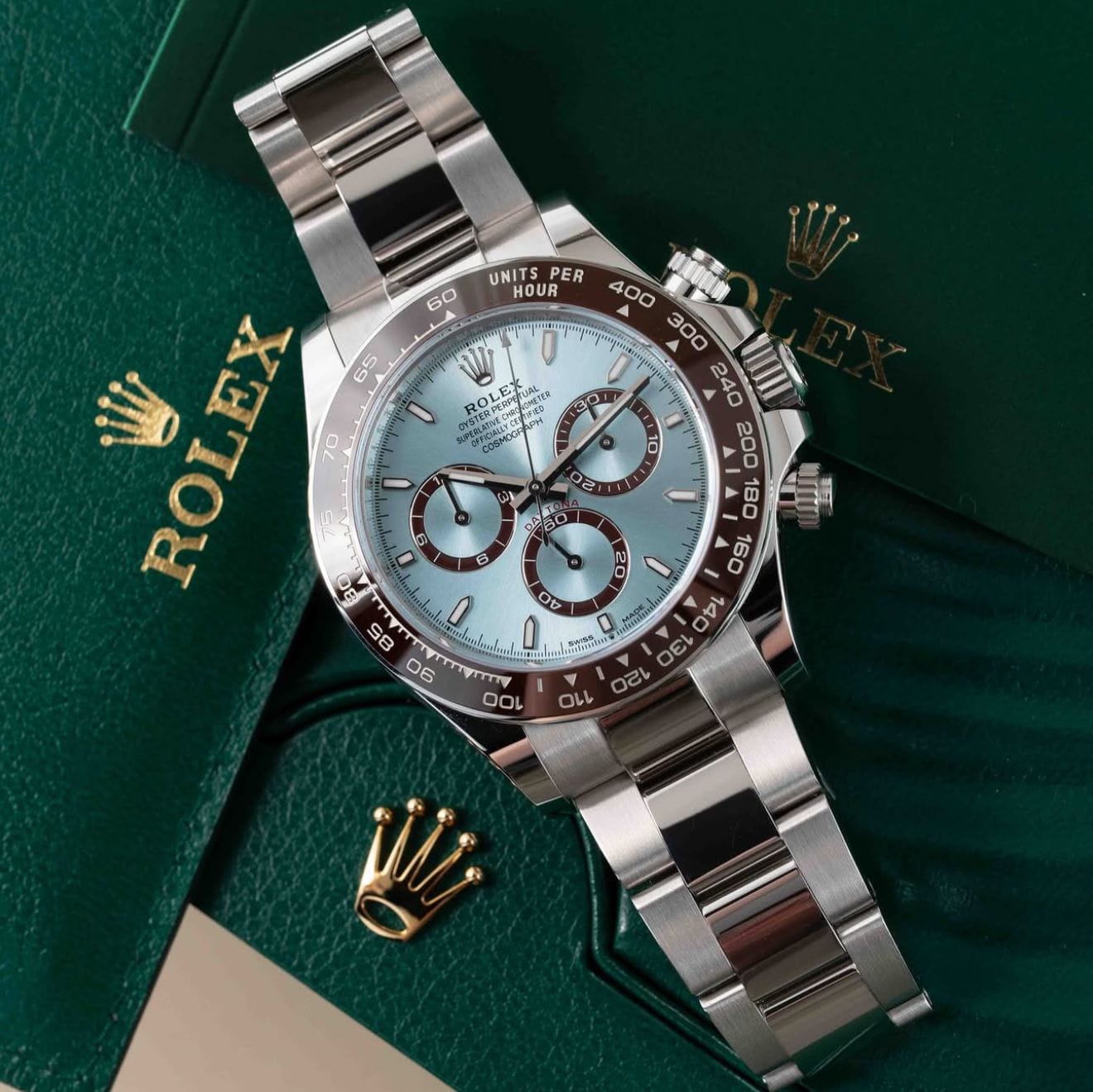 Buy First Copy Rolex Cosmograph Daytona Oyster Perpetual Men’s Automatic Chronograph Watch 40mm - Master Quality 7A Mirror at Lowest Price Online India