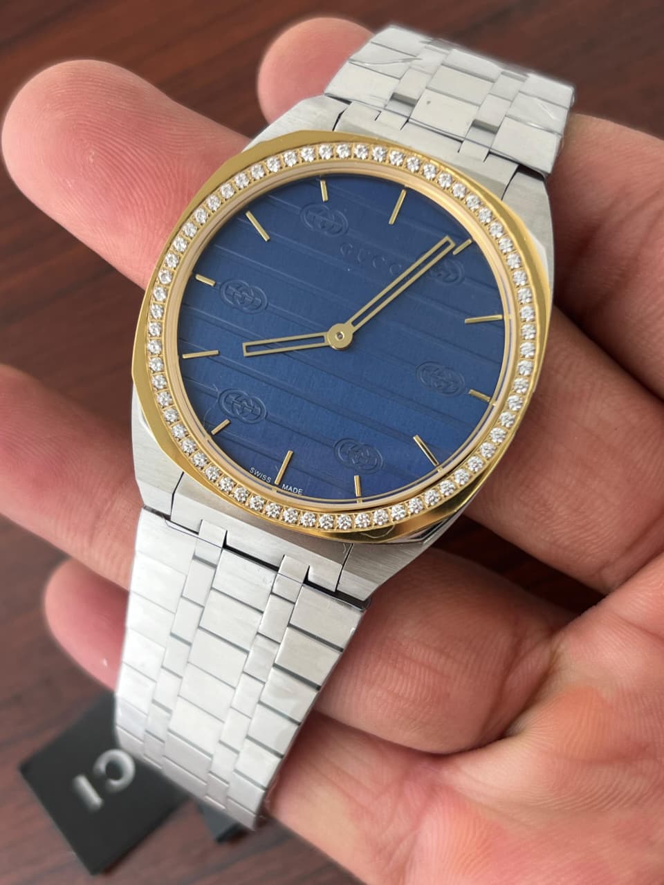 Buy First Copy Gucci 25H 38mm Stainless Steel Quartz (YA163409) Men’s Watches - Master Quality 7A Mirror at Lowest Price Online India