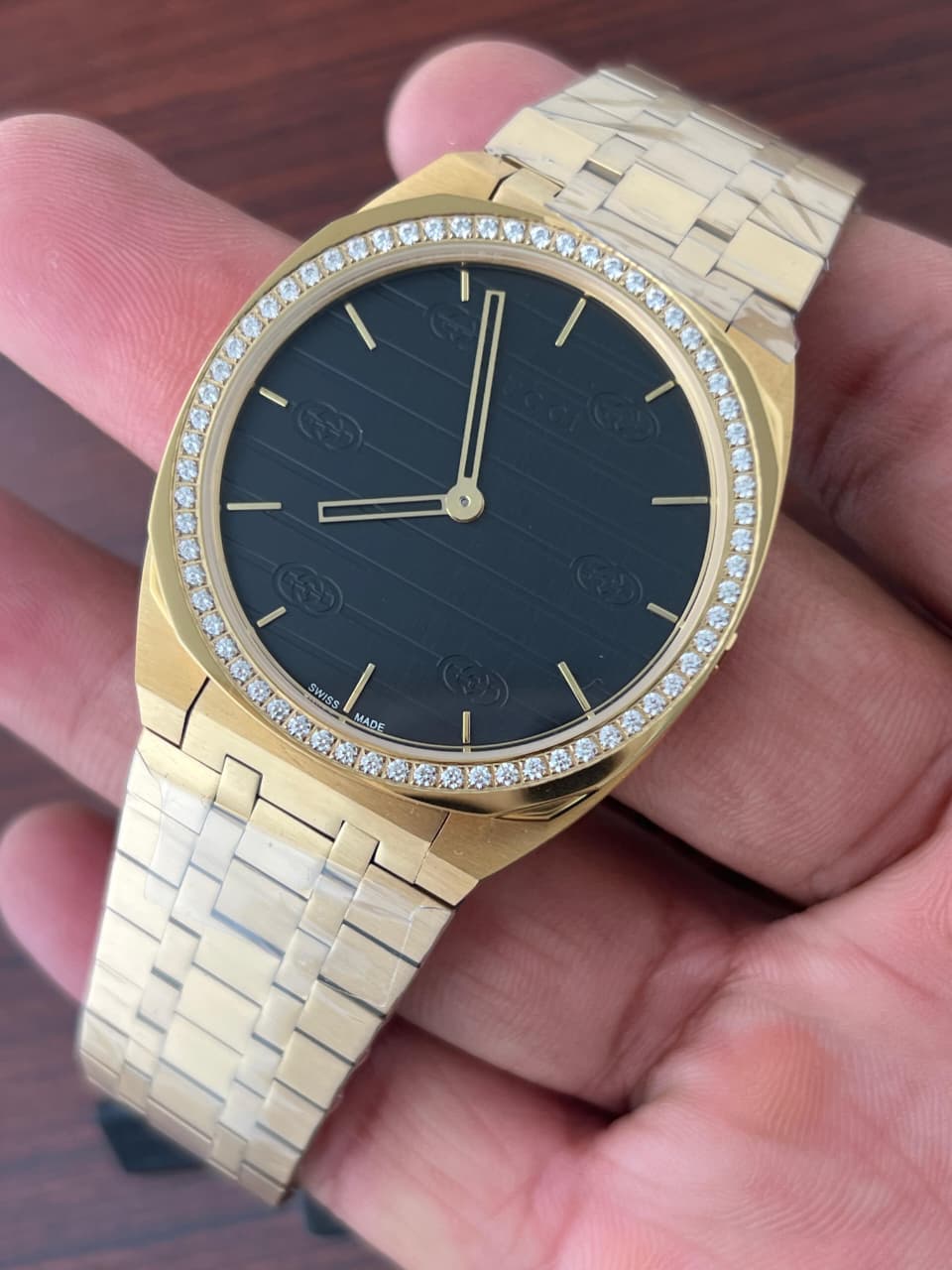 Buy First Copy Gucci 25H 38mm Stainless Steel Quartz (YA163409) Men’s Watches - Master Quality 7A Mirror at Lowest Price Online India