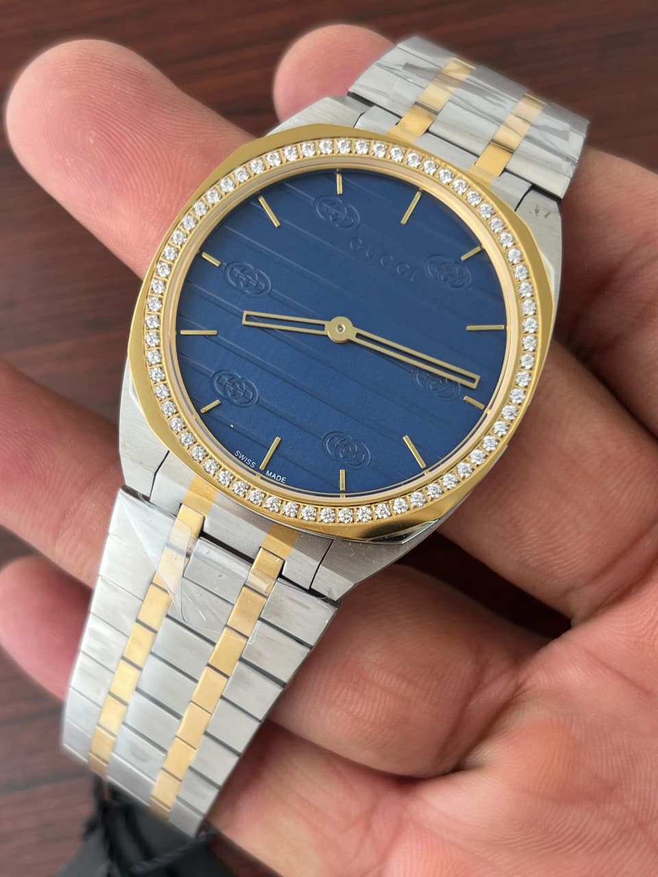 Buy First Copy Gucci 25H 38mm Stainless Steel Quartz (YA163409) Men’s Watches - Master Quality 7A Mirror at Lowest Price Online India