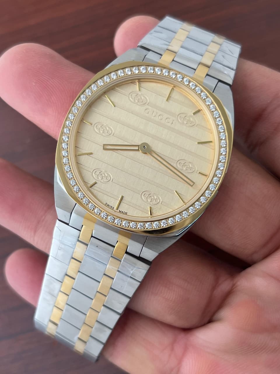 Buy First Copy Gucci 25H 38mm Stainless Steel Quartz (YA163409) Men’s Watches - Master Quality 7A Mirror at Lowest Price Online India