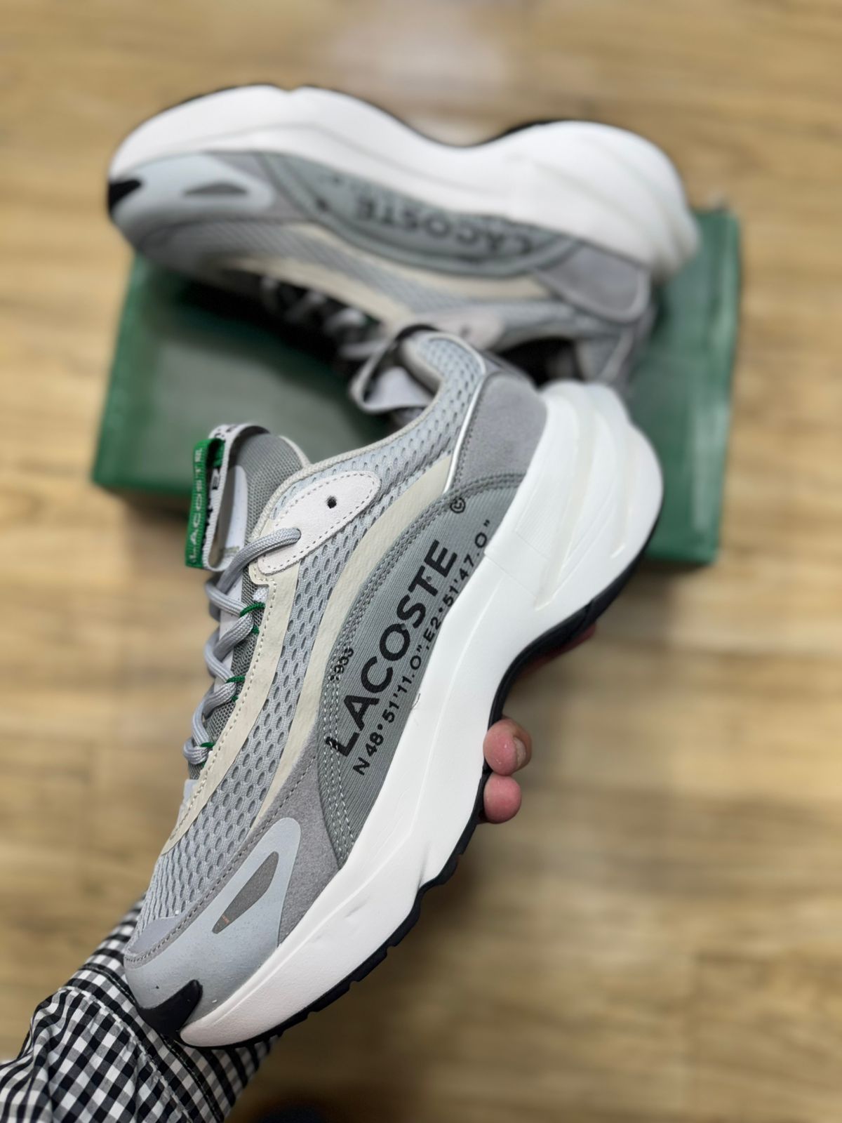 Buy First Copy Lacoste audyssor chunky Technical Runner Men’s Shoes - Master Quality 7A Mirror at Lowest Price Online India