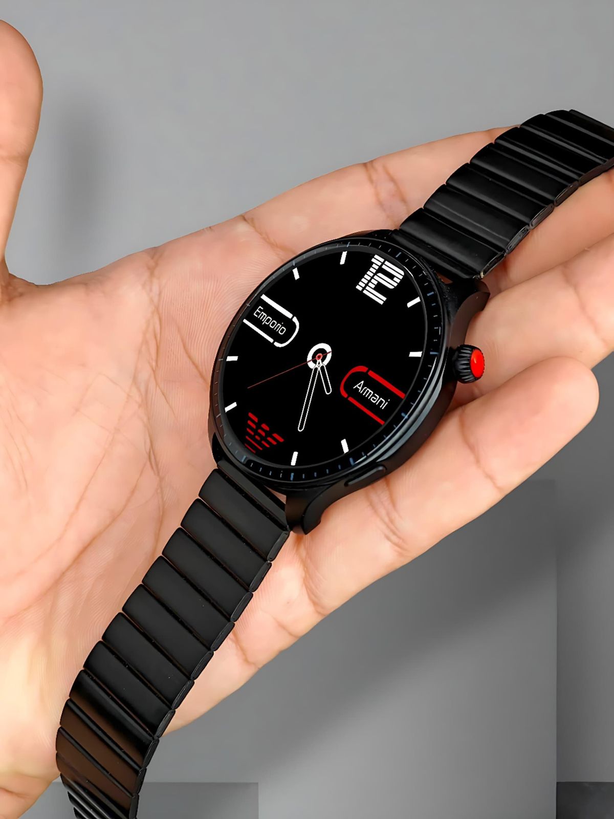 Buy First Copy Emporio Armani Connected Smartwatch 2025 Dual Belt Edition - Master Quality 7A Mirror at Lowest Price Online India