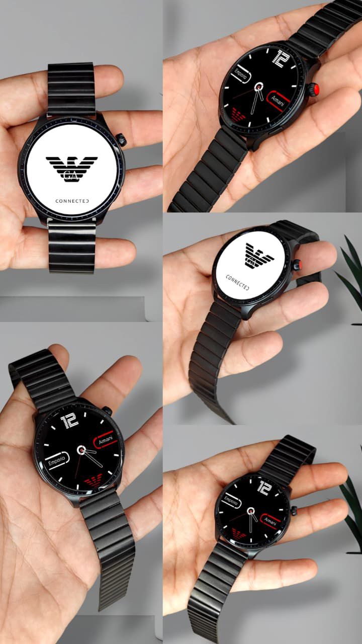 Buy First Copy Emporio Armani Connected Smartwatch 2025 Dual Belt Edition - Master Quality 7A Mirror at Lowest Price Online India