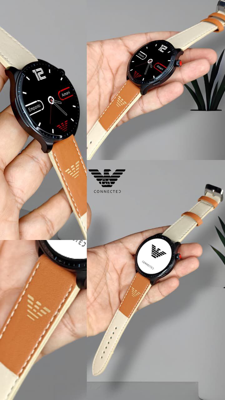 Buy First Copy Emporio Armani Connected Smartwatch 2025 Dual Belt Edition - Master Quality 7A Mirror at Lowest Price Online India