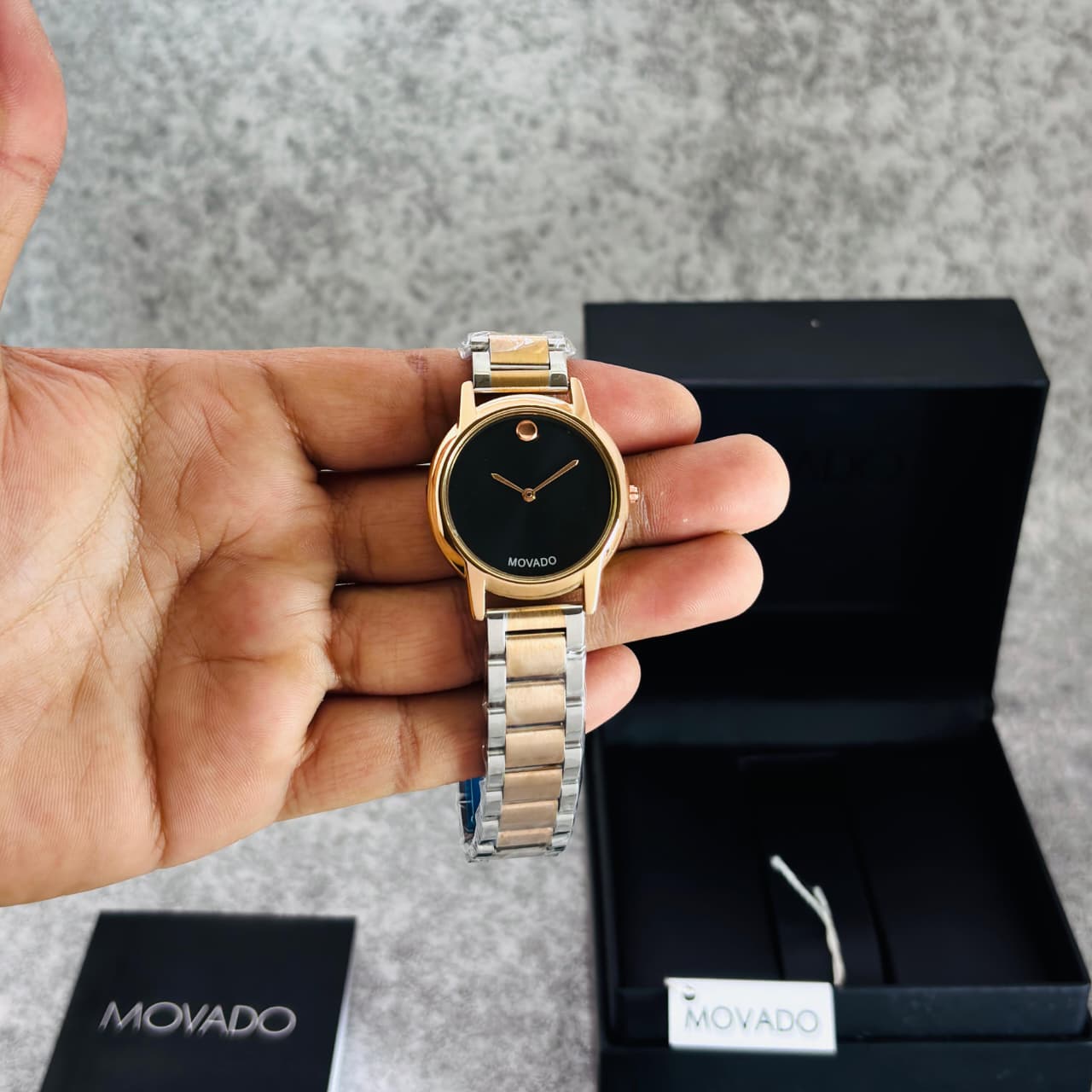 Buy First Copy MOVADO Slim Women’s Quartz Watches 31mm - Master Quality 7A Mirror at Lowest Price Online India