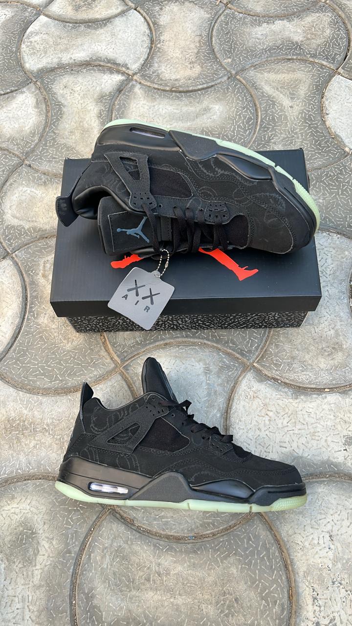 Buy First Copy Nike Jordan 4 kaws Glow in Dark Men’s Sneakers - Master Quality 7A Mirror at Lowest Price Online India