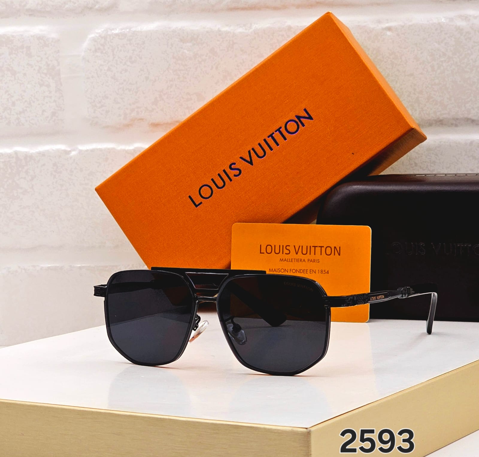 Buy First Copy Louis Vuitton Square Aviator Unisex Sunglasses - Master Quality 7A Mirror at Lowest Price Online India