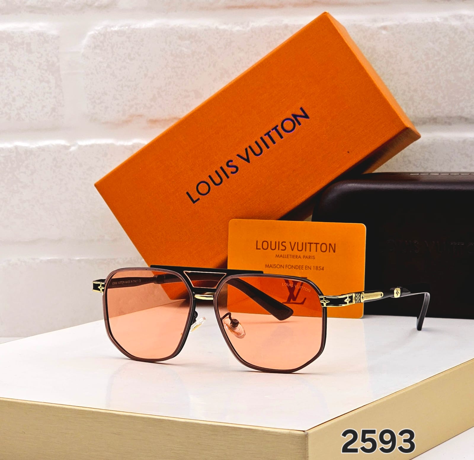 Buy First Copy Louis Vuitton Square Aviator Unisex Sunglasses - Master Quality 7A Mirror at Lowest Price Online India