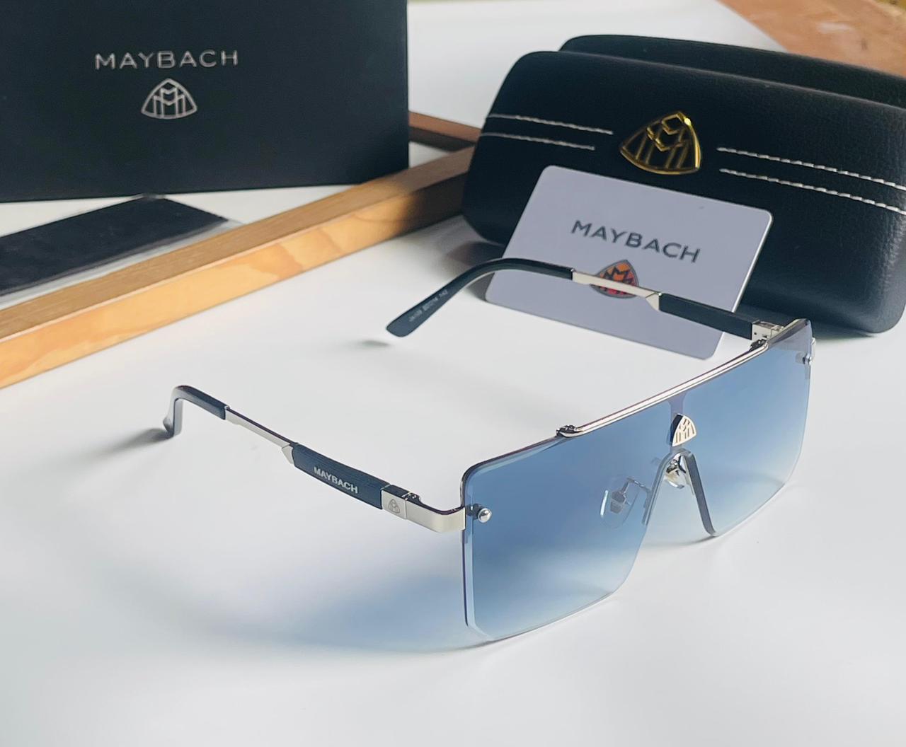 Buy First Copy Maybach Luxury Oversize Rimless Shield Men’s Sunglasses - Master Quality 7A Mirror at Lowest Price Online India